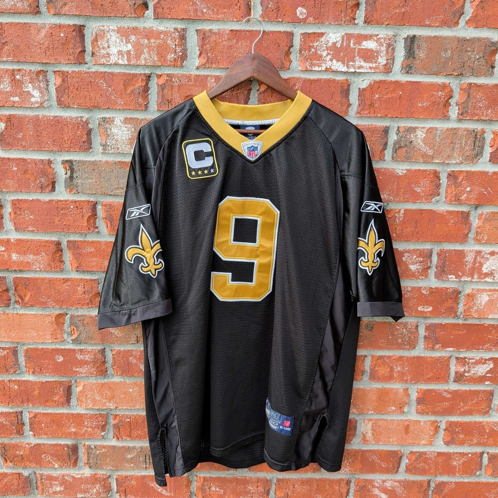 Authentic‎ 2006 Drew Brees #9 New Orleans Saints On-Field Reebok Jersey 50